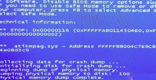 How to Fix Blue Screen of Death Stop Error 0x00000116